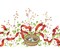 Large Bittersweet Nest with Ribbon Wall Stencil | 1651 by Designer Stencils | Floral Stencils | Reusable Art Craft Stencils for Painting on Walls, Canvas, Wood | Reusable Plastic Paint Stencil for Home Makeover | Easy to Use & Clean Art Stencil